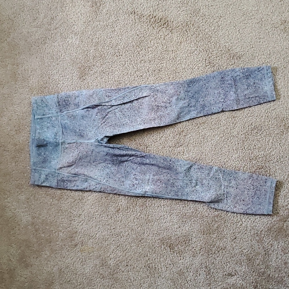 Lululemon Gray Galaxy Leggings